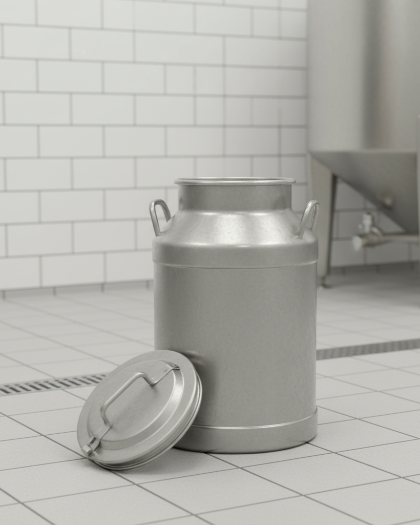 Home aluminium milk cane