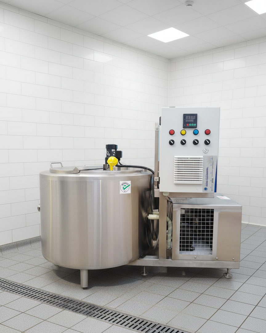 Home milk badge pasteurization tank