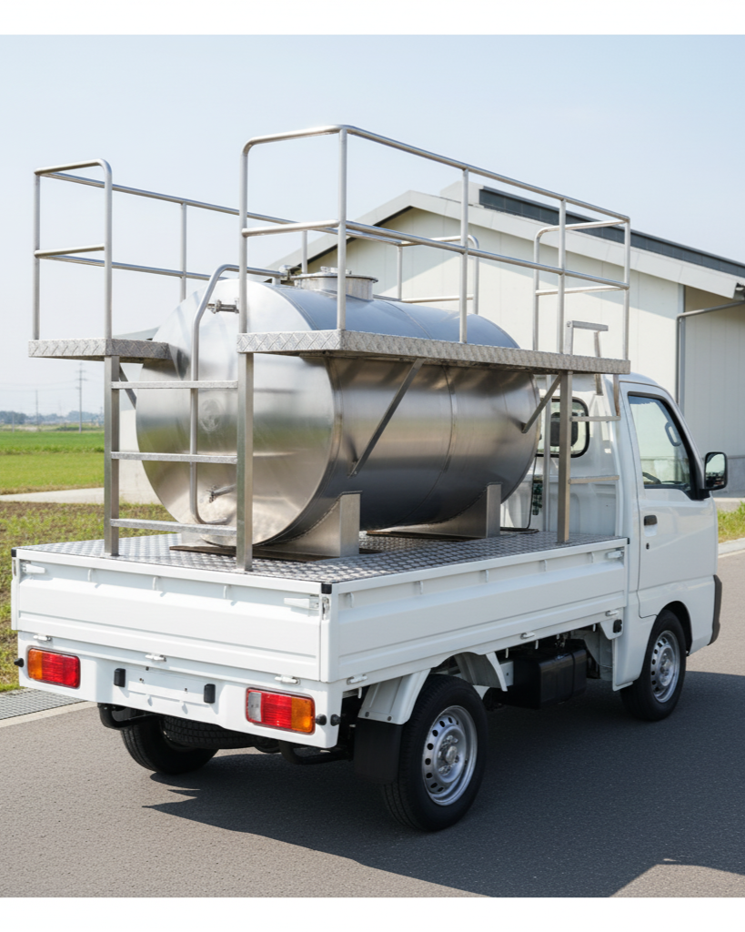 Home milk transport tank