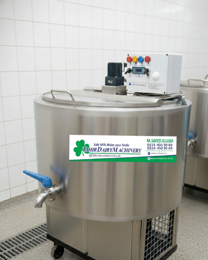 milk cooling tank (round shape bottom unit)