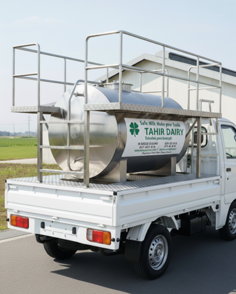 milk transport tank