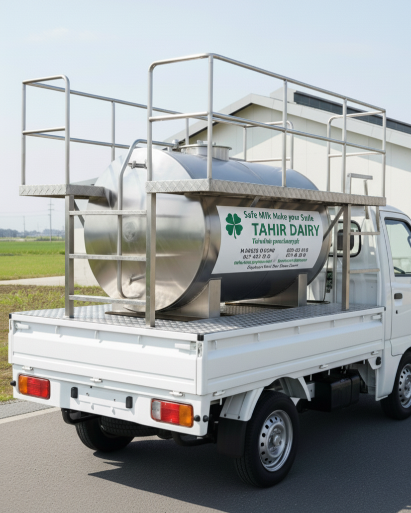 milk transport tank